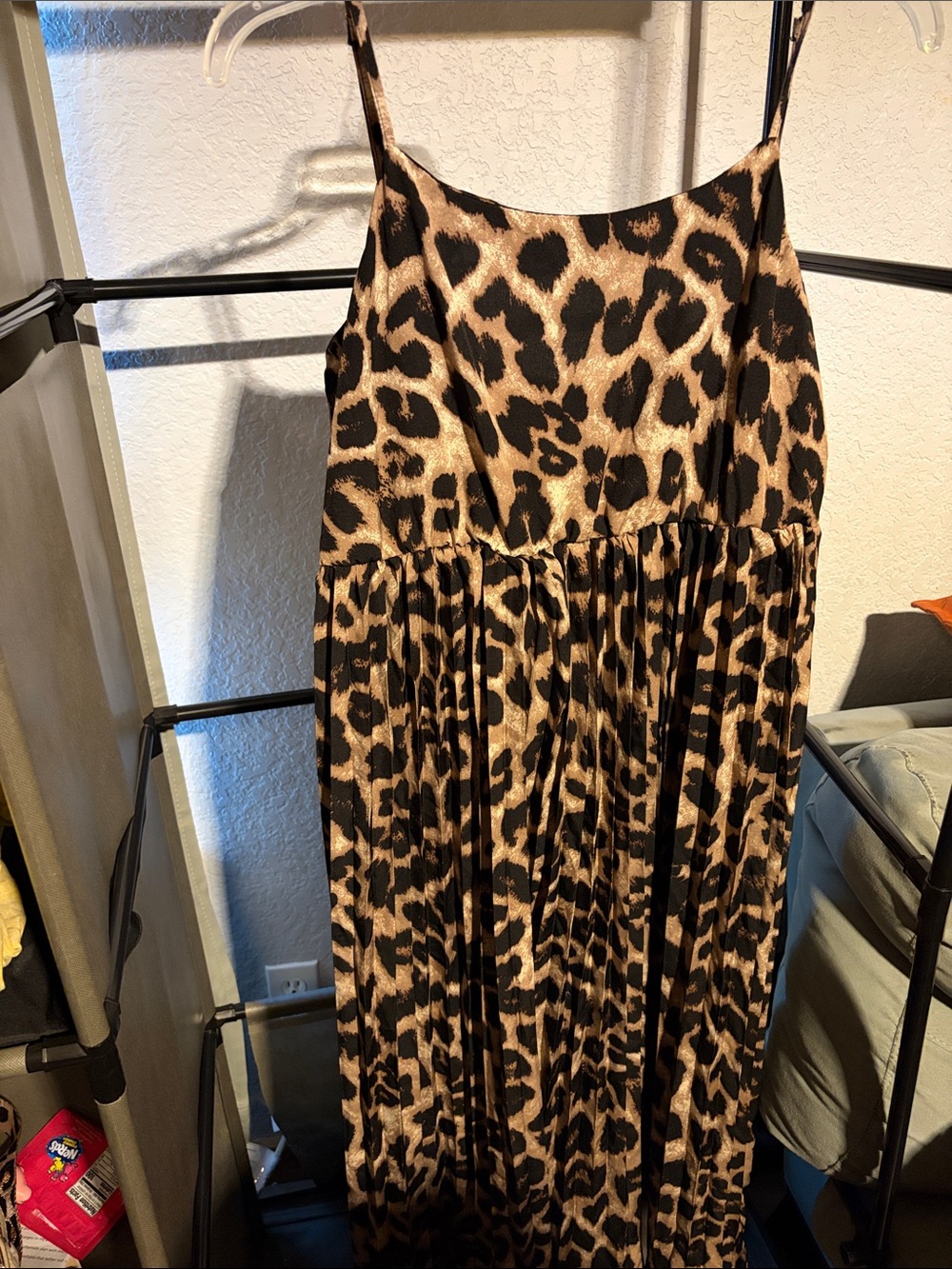 SHEIN Leopard Print Maxi Skirt in Brown and Black